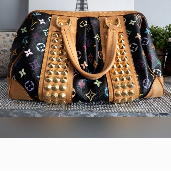 Louis Vuitton Handbags - Louis Vuitton Murakami Courtney Monogram MM Blk PRISTINE strap not included